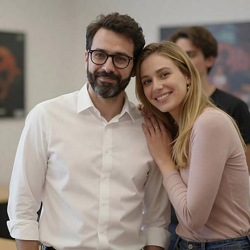 Candid Moment in a Cozy Room