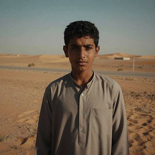 Cinematic Portrait of an Arab Worker