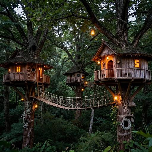 Sylvan Elf Village in Enchanted Forest