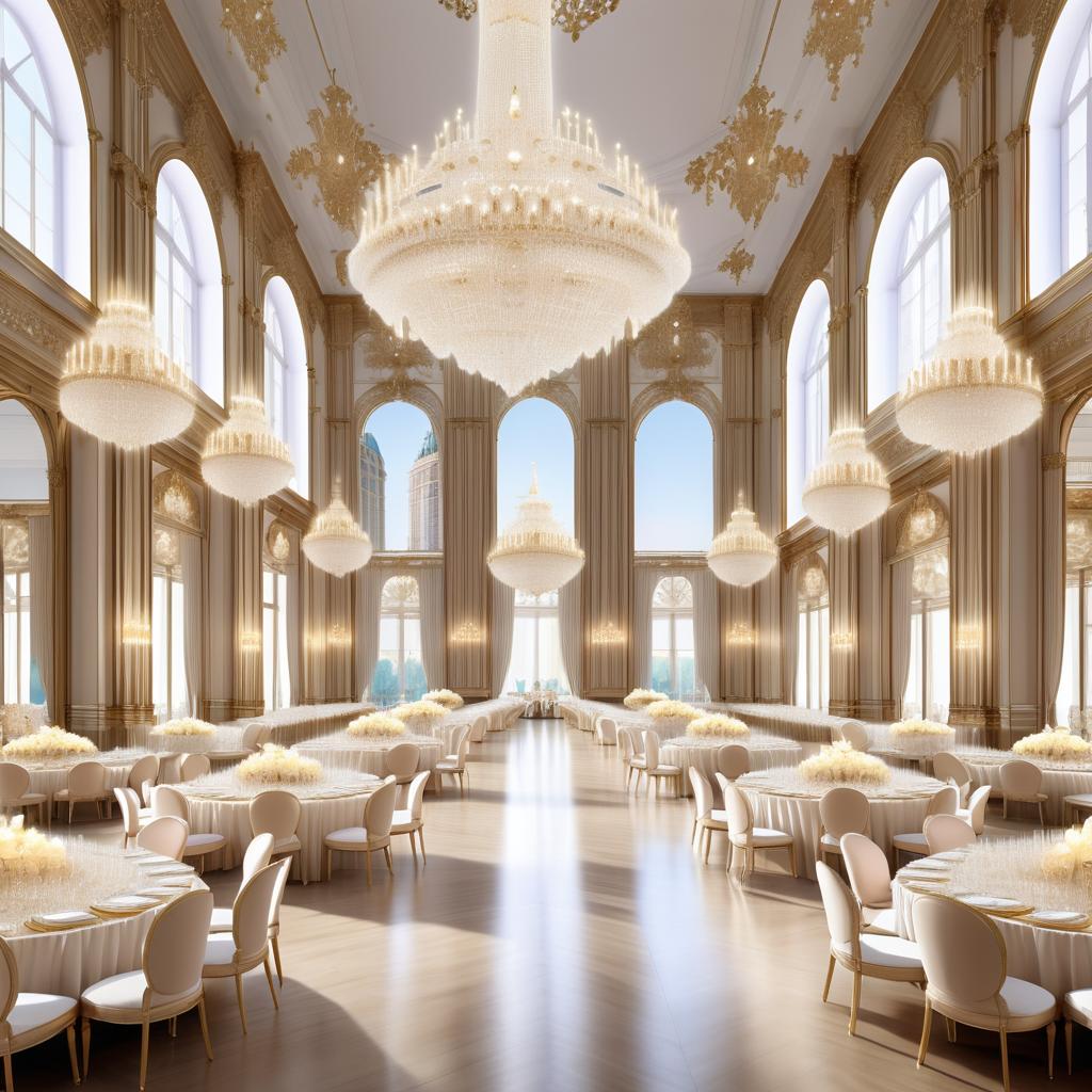 Elegant Grand Ballroom with Chandeliers