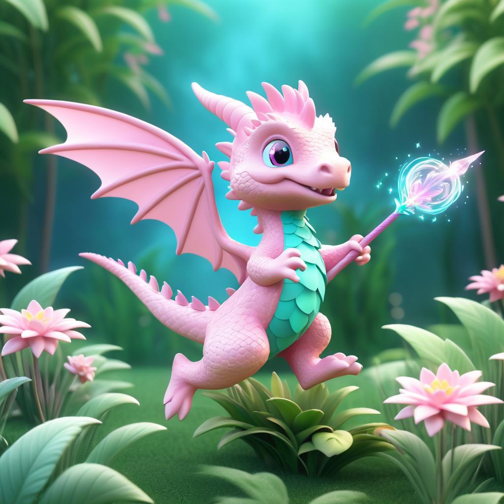 Tiny Dragon's Magical Garden Adventure