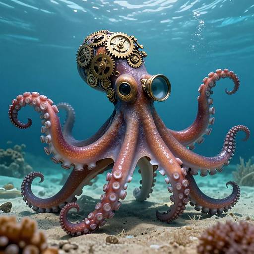 Steampunk Octopus Symphony