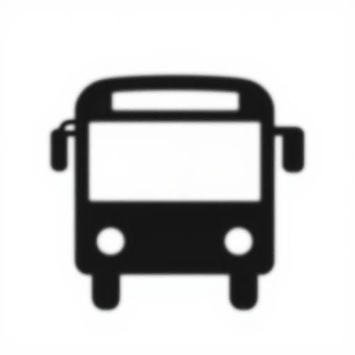 Bus and Trolley Vehicle Icons