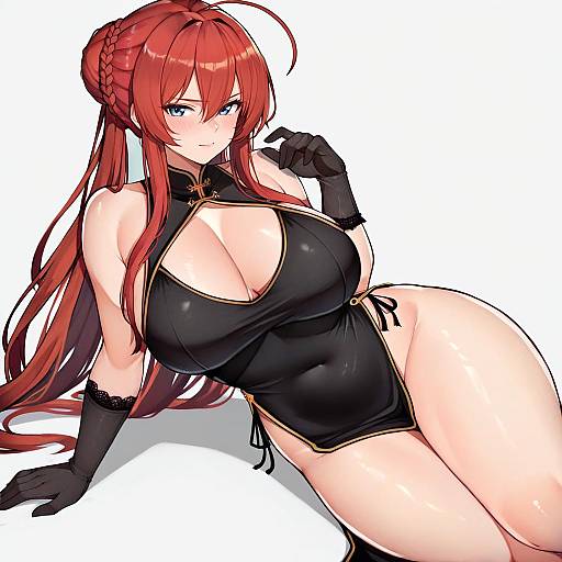 Illustration of Monarch (azur lane), azur lane in the style of Varniskarnis