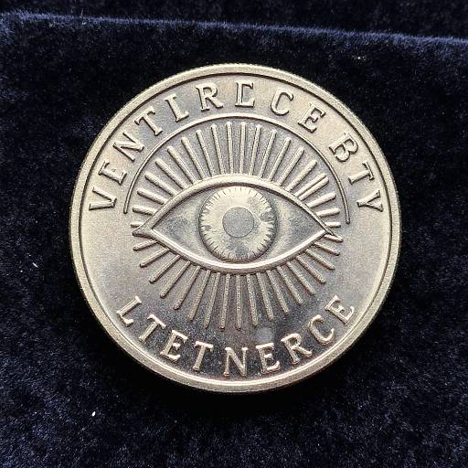 Illuminati Coin Close-Up Detail