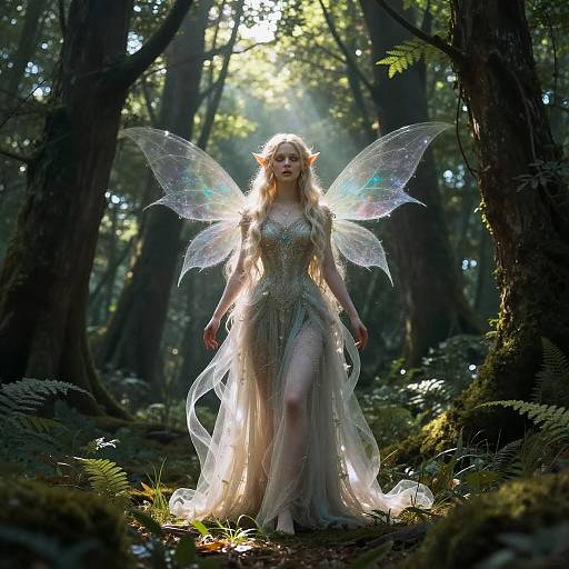 Enchanted Forest Spirit Realistic Photo