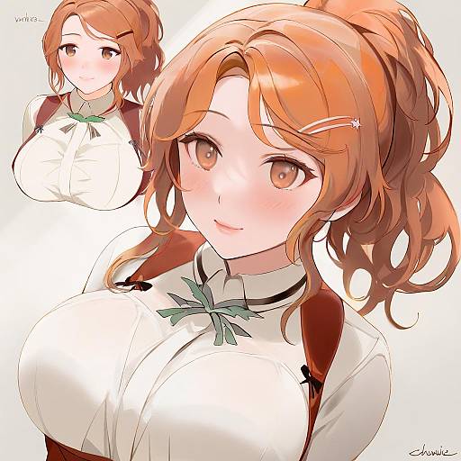 Illustration of Aquila (kancolle), kantai collection in the style of Chowbie