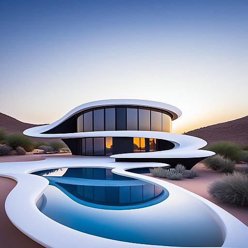 Ethereal Lodge in Cosmic Landscape Ethereal Lodge in Cosmic Landscape