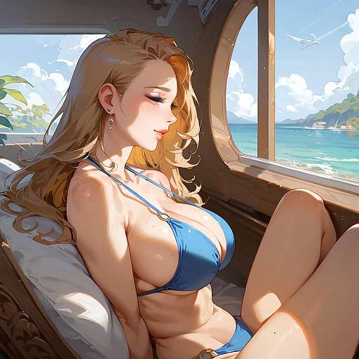 Relaxed Vacation Yacht Fashion Photography