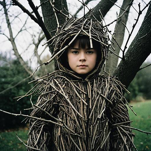 Child in Branches Tree Costume