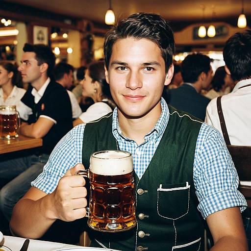 Oktoberfest Boy with Beer Glass
