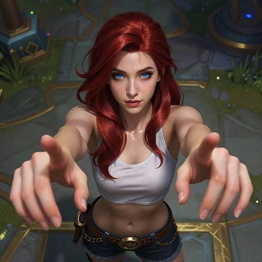 Realistic Portrait of Katarina in Fantasy