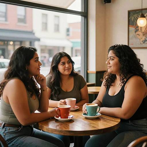 Cozy Vintage Coffee Shop Chat