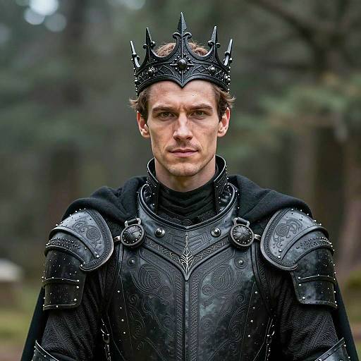 Medieval Prince of Darkness Portrait