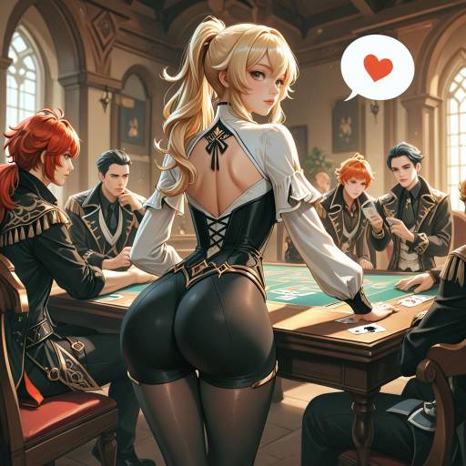 Blonde Boys in Group Scene