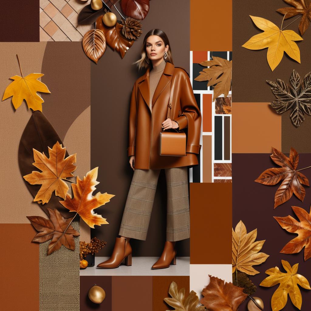 Fall Fashion Moodboard Collage Inspiration