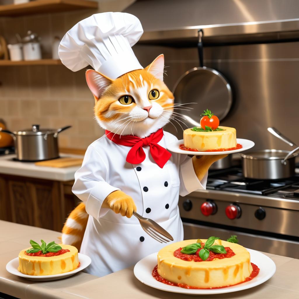 Chef Cat: Gourmet Culinary Delight