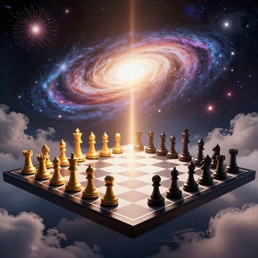 Cosmic Chessboard: Galactic Duel