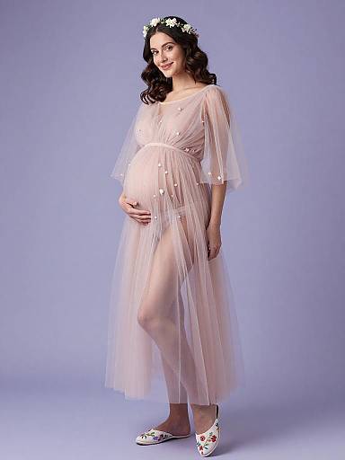Dreamy Ethereal Fairy Maternity Editorial