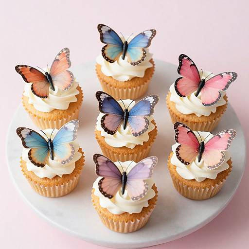 Butterfly Cupcakes for Women's Day