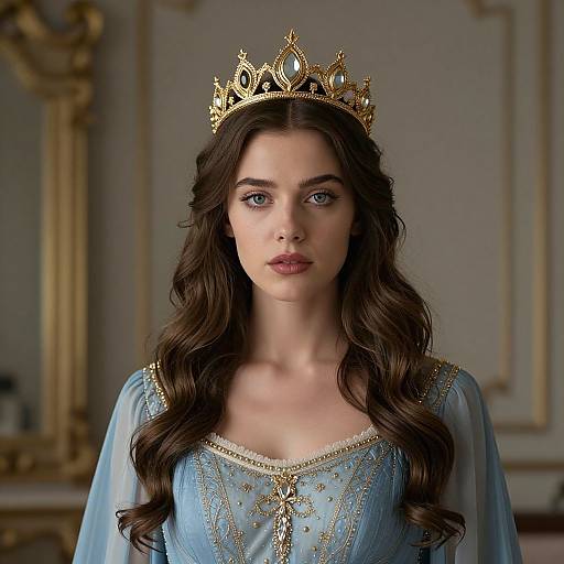 Vecna as Woman in Blue Dress