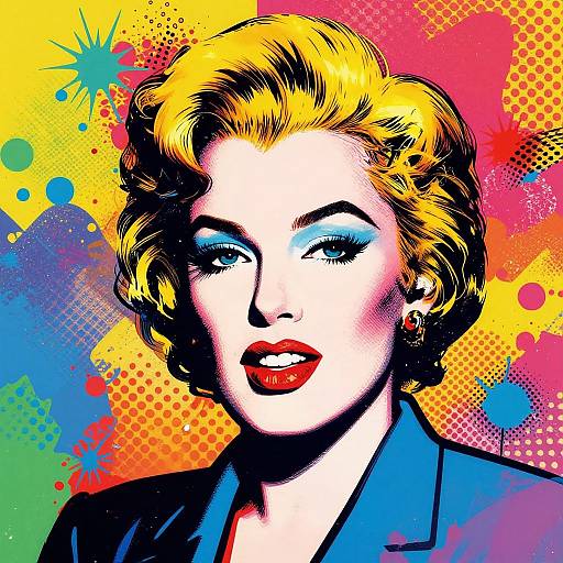 Electric Pop Art Portrait Generator