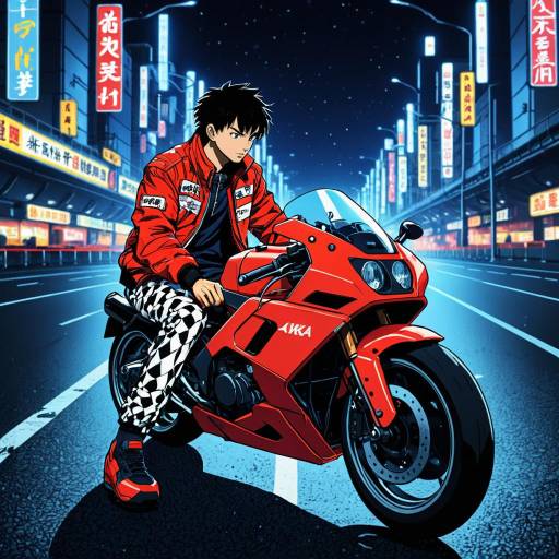 Anime Street Racer on Neon City Highway