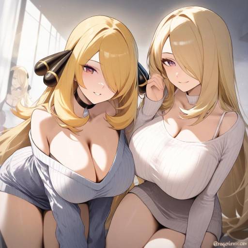 Cynthia and Friends: Stylish Portrait