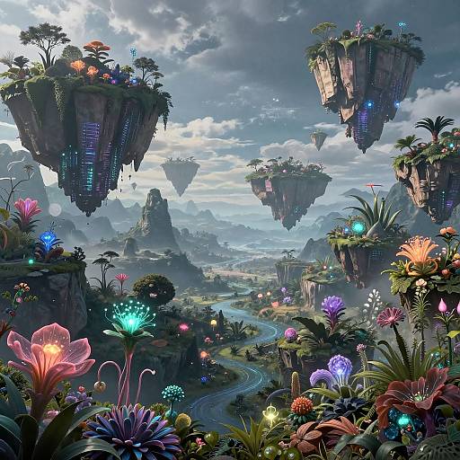 Surreal AI Outpainted Dreamscapes