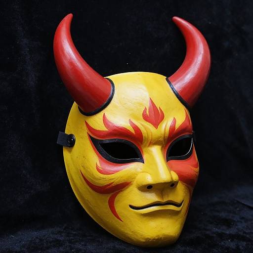 Vivid Comic Book Horned Mask