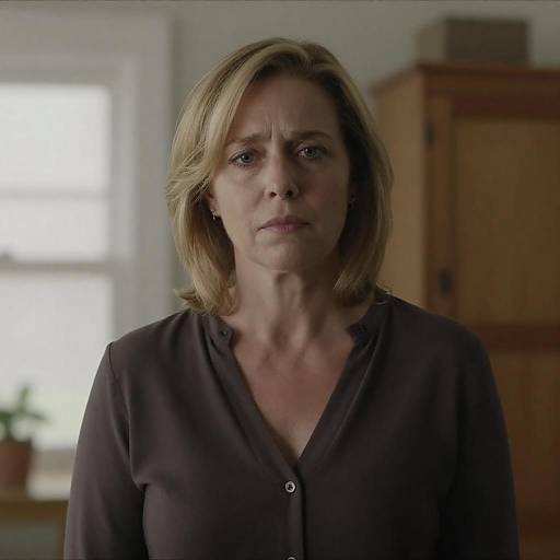 Serious Middle-Aged Woman Portrait