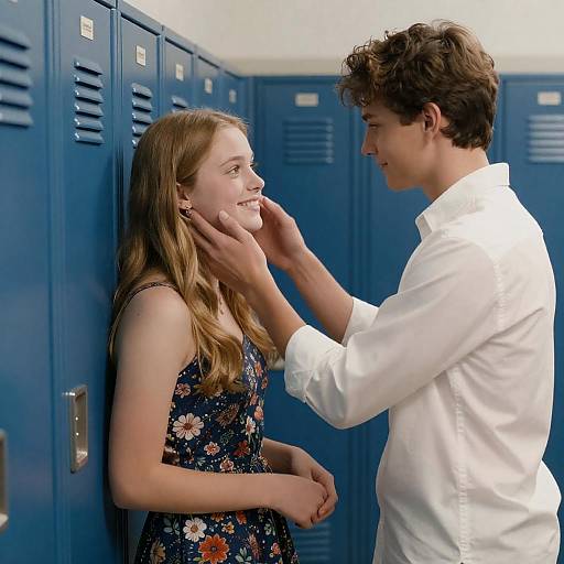 Sweet School Locker Room Moment