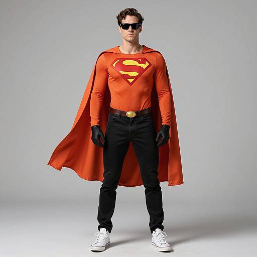 Modern Superhero in Casual Attire
