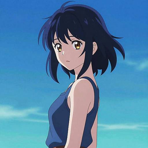 Vivid Anime Girl Portrait Ultra High-Res