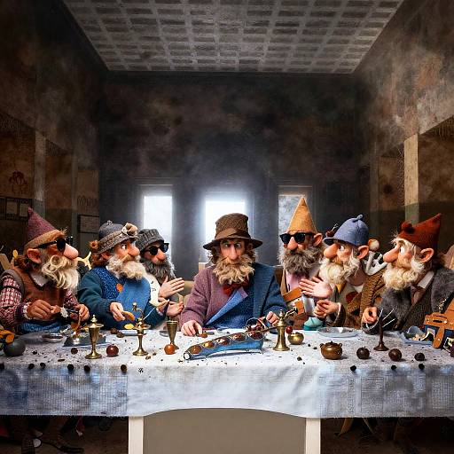 Sherlock Gnomes at Last Supper