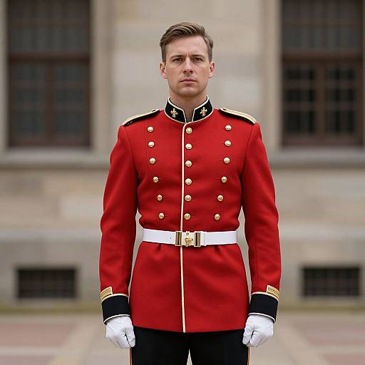 Adult Royal Guard Uniform Portrait