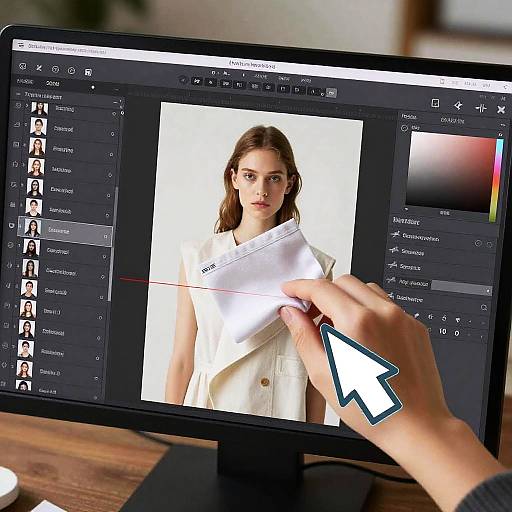 Photo Editor Cloth Removal Close-Up