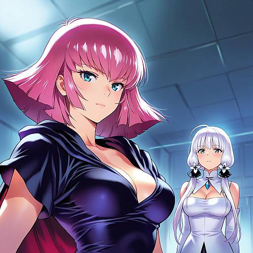 Illustration of Haman karn, gundam in the style of Matsuda (matsukichi)