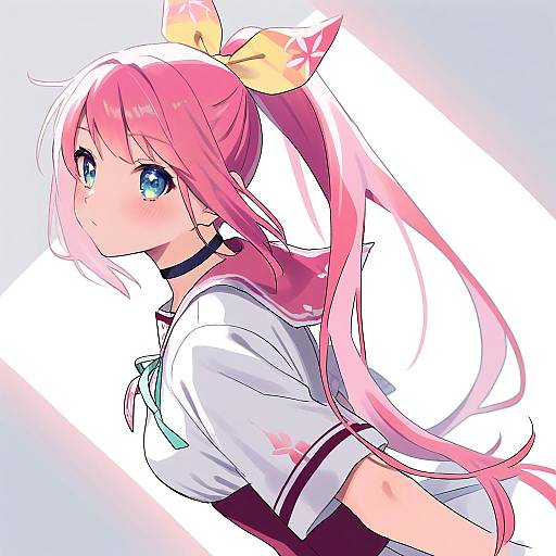 Illustration of Hana (pangya), pangya in the style of Pumpkinpan