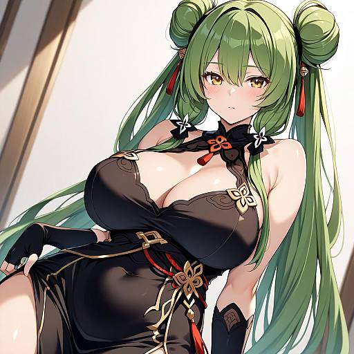 Illustration of Ai-chan (honkai impact), honkai (series) in the style of Amai nekuta