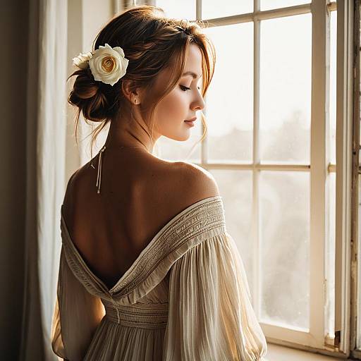 Dreamy Bohemian Fashion Photography Portrait
