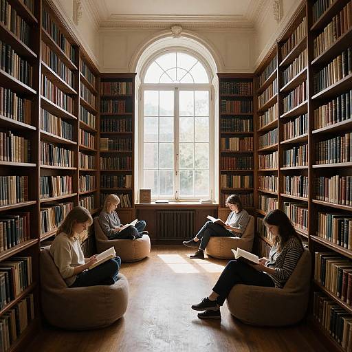 Serene Library 25th Anniversary Interior
