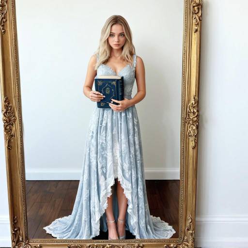 Enchanting Girl with Oversized Book