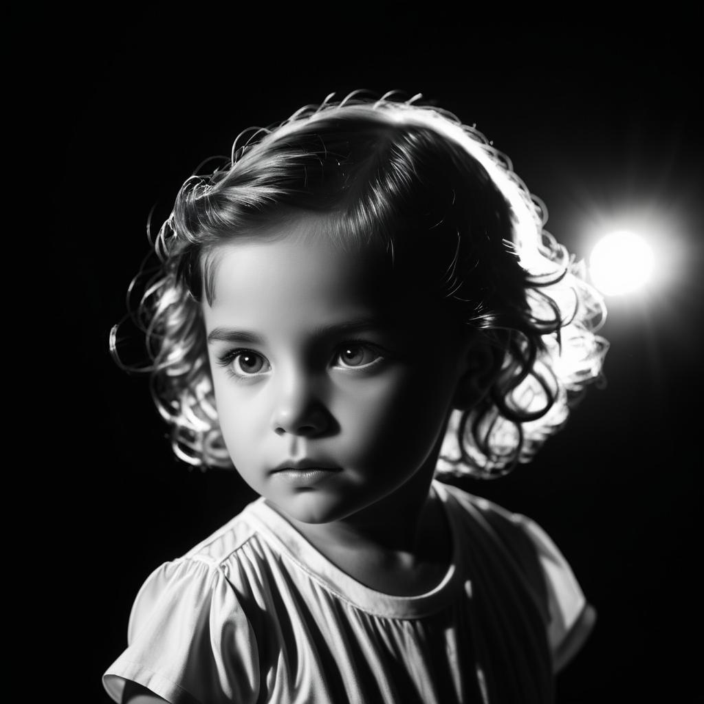 Evocative Black and White Child Photography