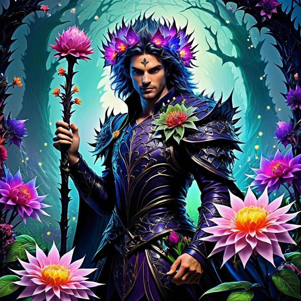 Enchanting Prince Among Thorny Blossoms