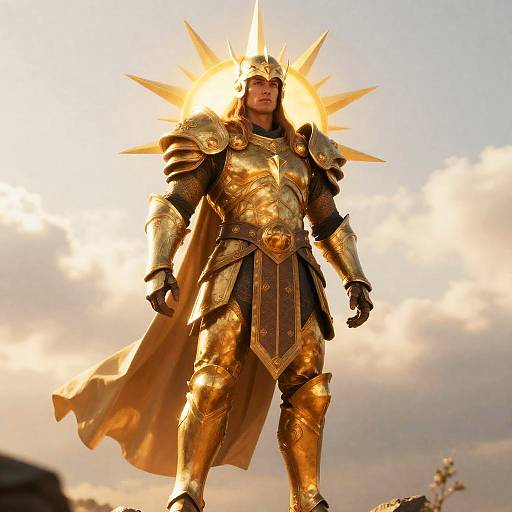 Sun Paladin Radiant Dawn Hero Portrait