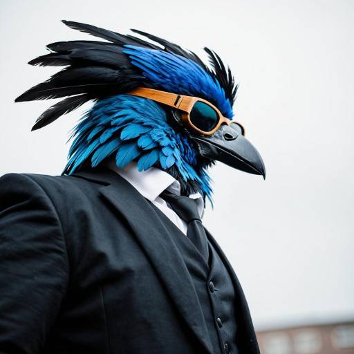 Mordecai Cosplay with Elegant Flair