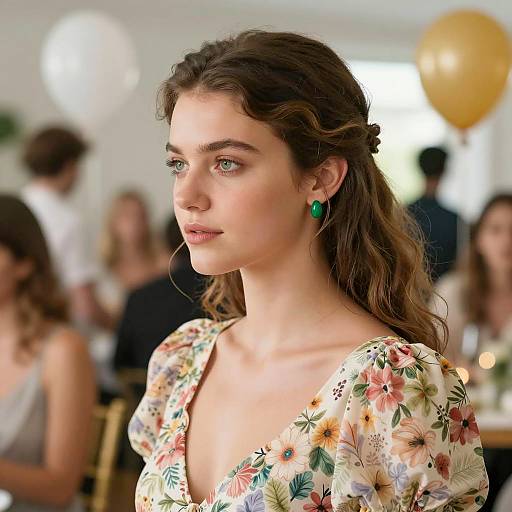 Elegant Birthday Party Portrait in Soft Light