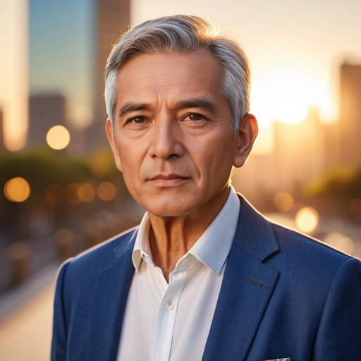 Elegant Portrait of an Older Man