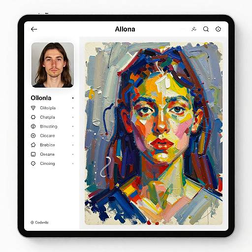 Interactive Expressionist Portrait Converter